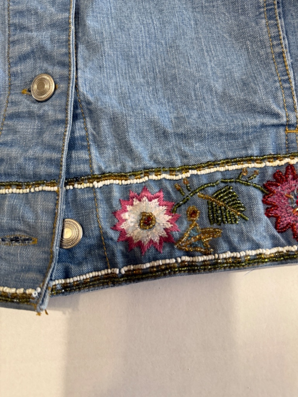 Vintage Van Heusen Jean Jacket size Small - Picture 4 of 11